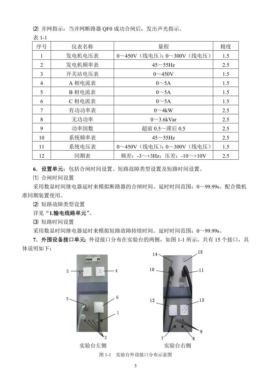 THLZD2型电力系统综合自动化实验平台实验指导书_第5页