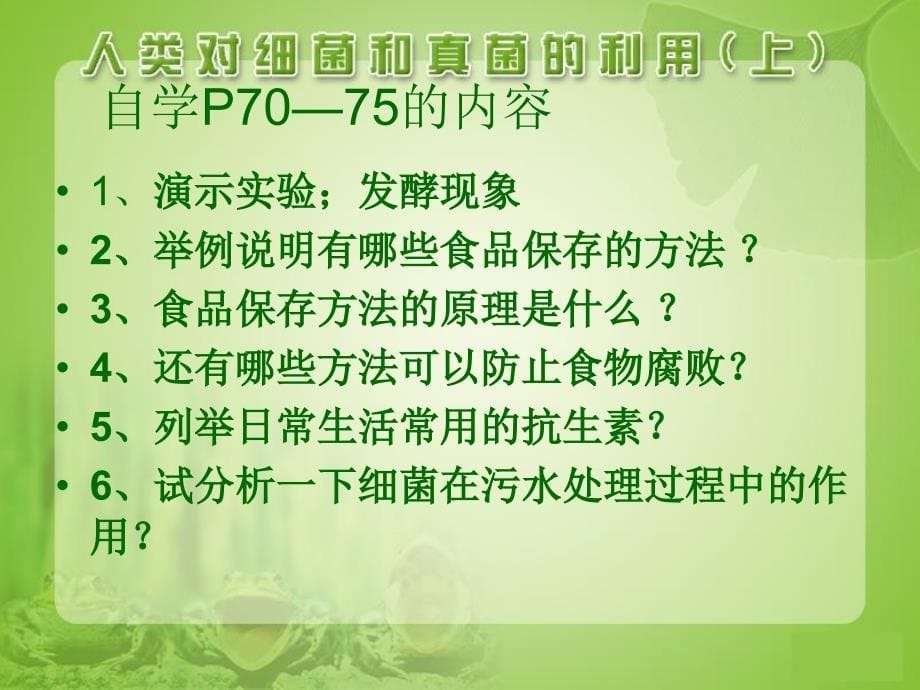 人类对细菌真菌的利用2PPT课件_第5页