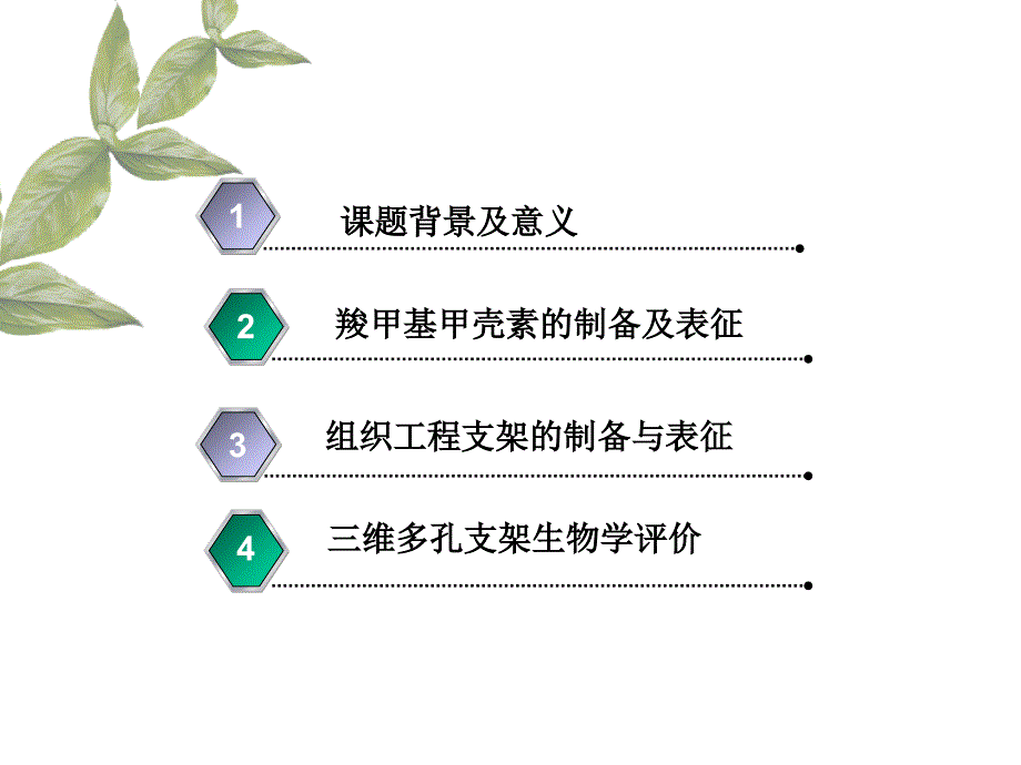 EDC交联羧甲基甲壳素制备组织工程皮肤支架课件_第3页