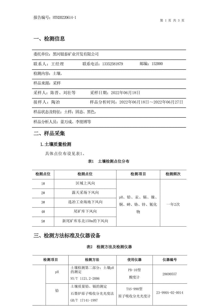 东安金矿土壤监测报告.docx_第5页