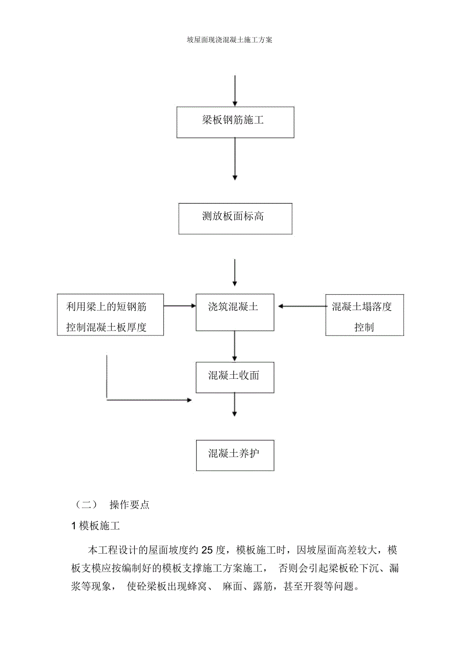 坡屋面现浇混凝土施工方案_第3页