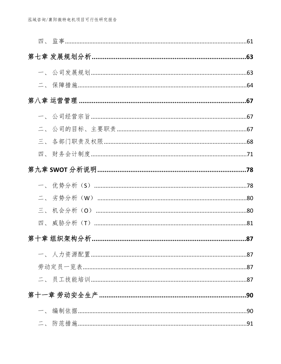 襄阳微特电机项目可行性研究报告_第3页