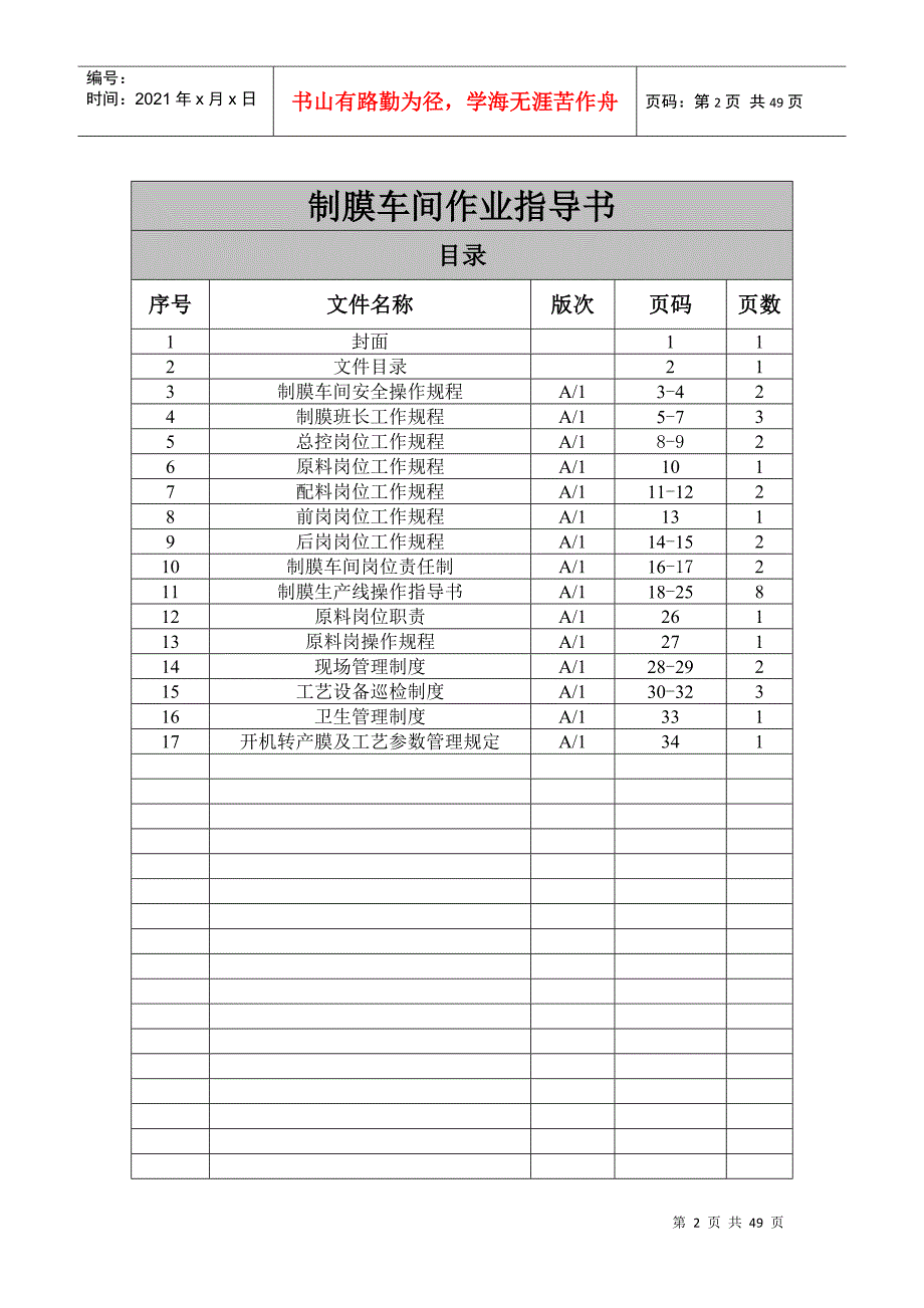 BOPP制膜车间作业指导书_第2页