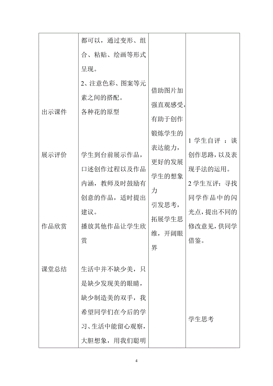 初中美术教学设计 （精选可编辑）.DOC_第4页