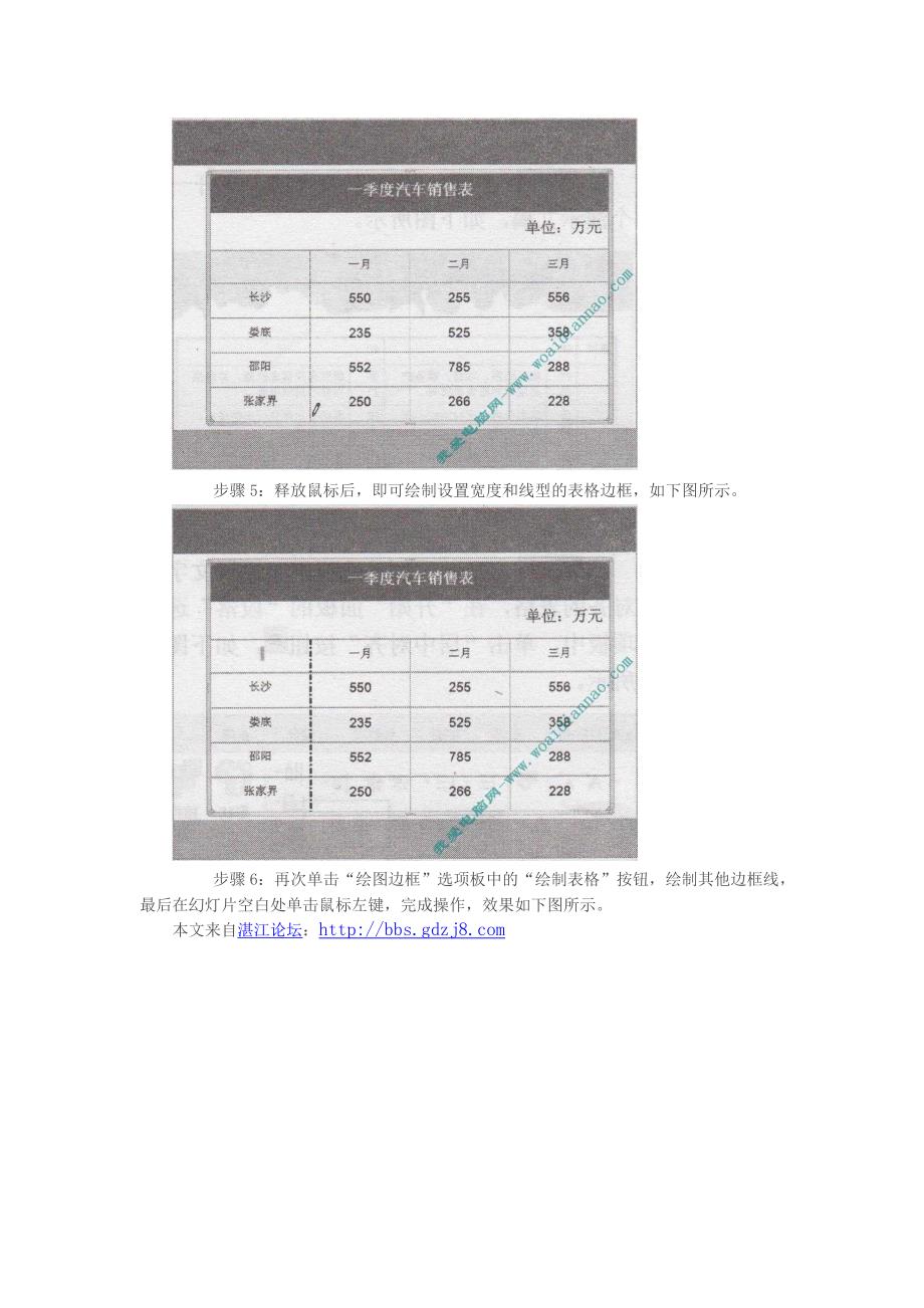 设置表格宽度和线型的解决方法_第3页