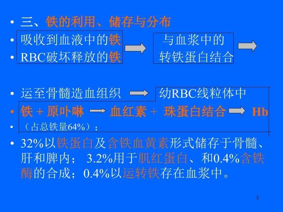 营养性缺铁性贫血ppt课件_第5页