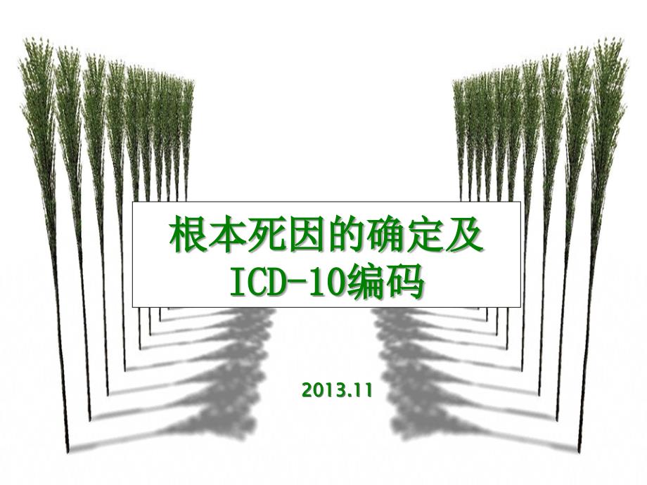 根本死因确定及ICD编码课件_第1页