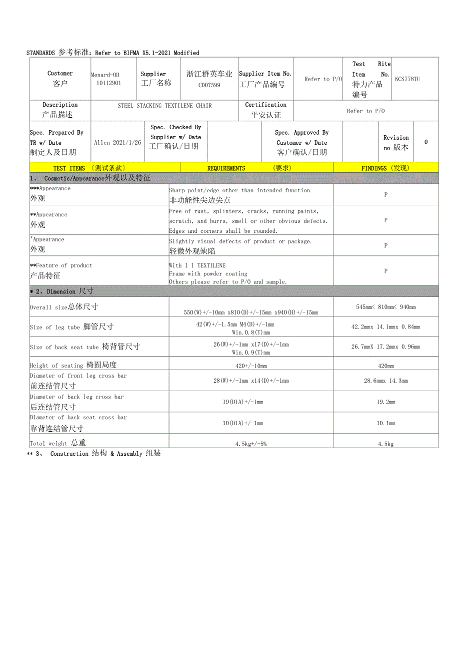 STANDARDS参考标准RefertoBIFMAX5Modified_第1页
