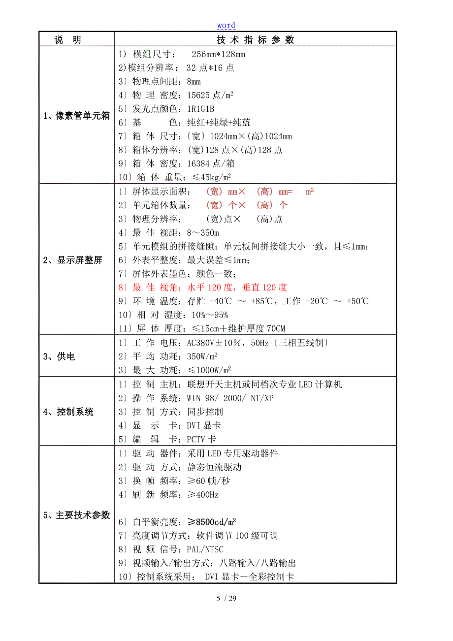 LED屏系统方案设计_第5页