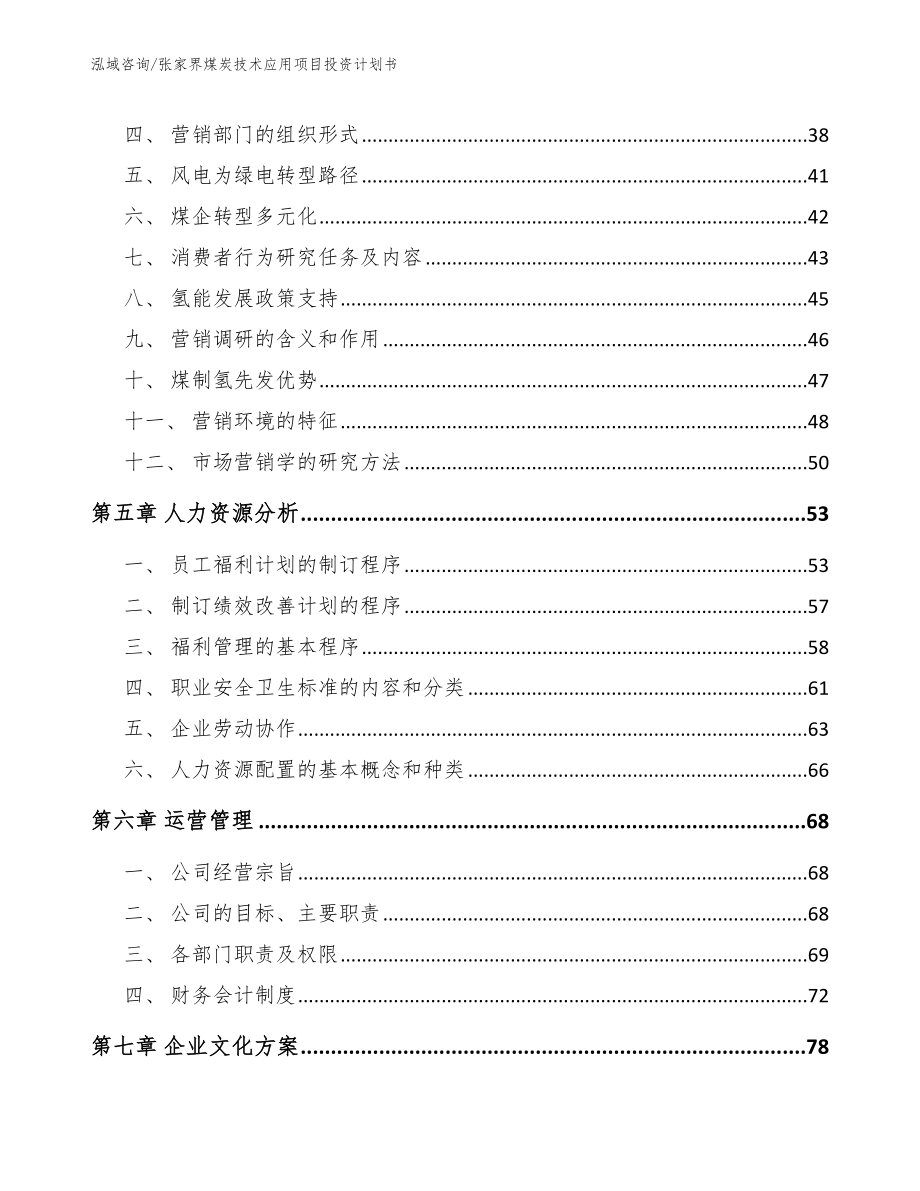 张家界煤炭技术应用项目投资计划书_第2页