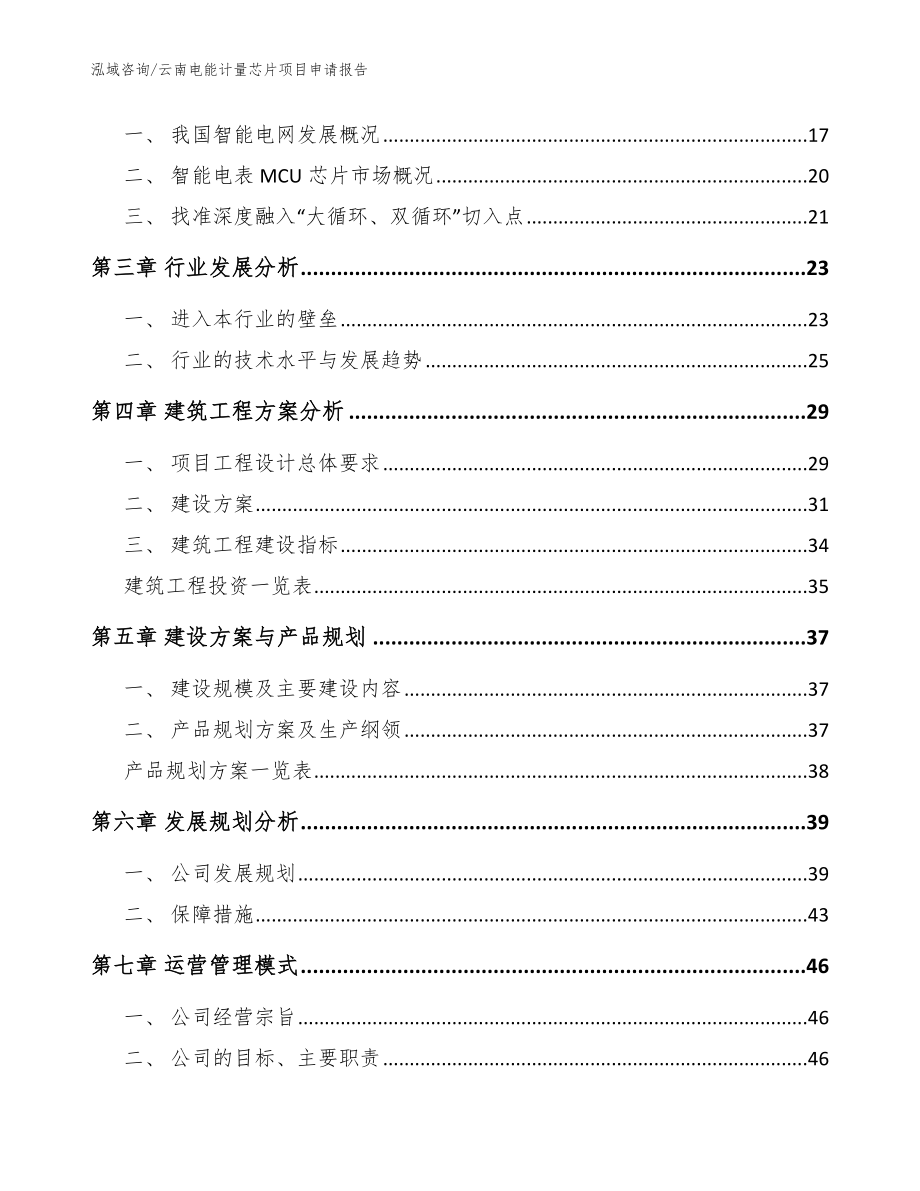 云南电能计量芯片项目申请报告_模板范本_第4页