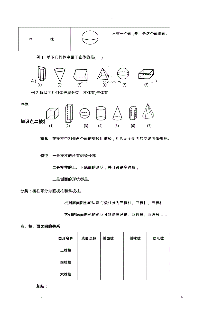 常见几何体的特征_第2页