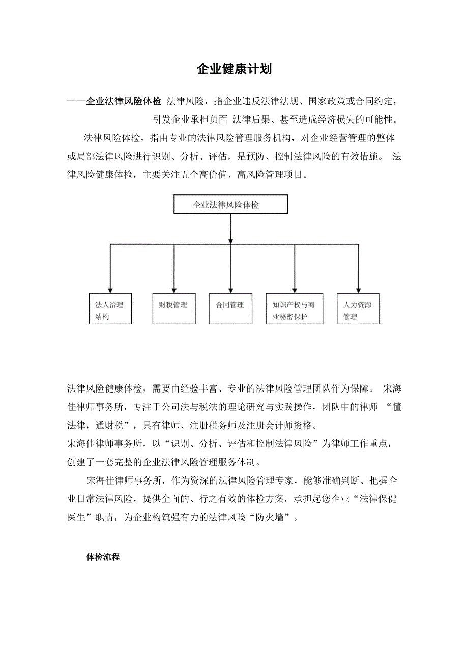 企业健康计划_第1页