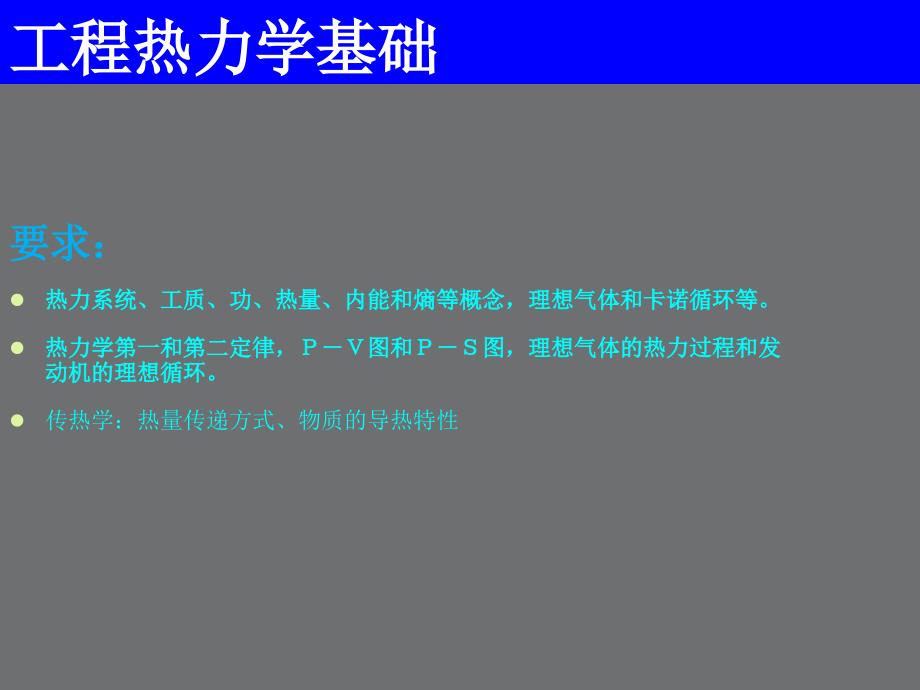 工程热力学基础ppt课件_第2页