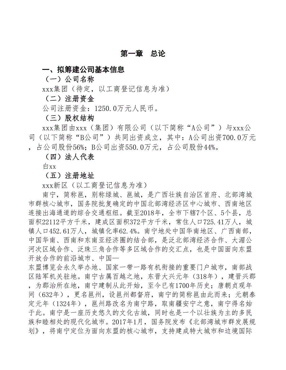 南宁关于成立光学薄膜生产加工公司可行性报告(DOC 48页)_第4页