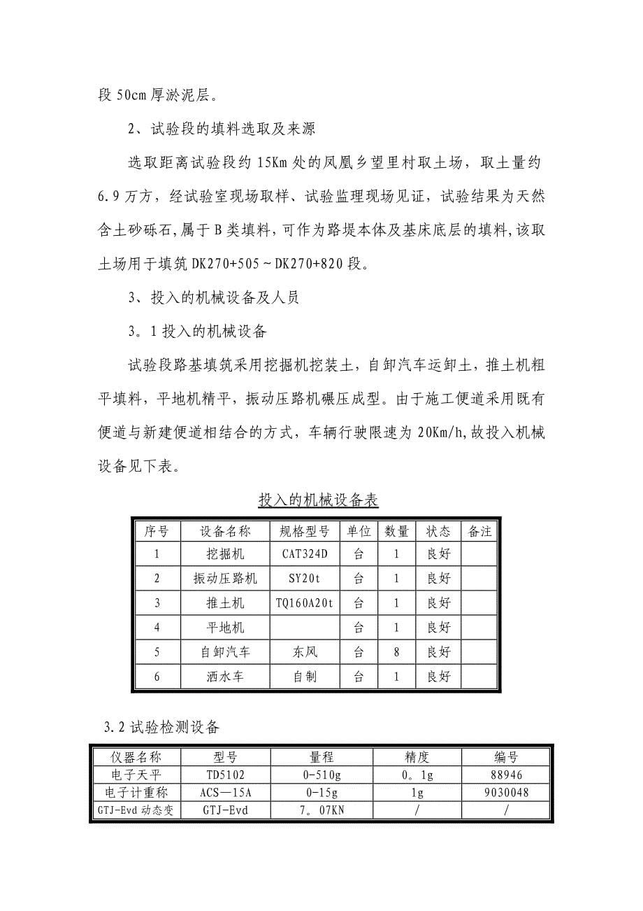 【施工方案】天然砂砾石填料路基试验段施工方案DOC_第5页