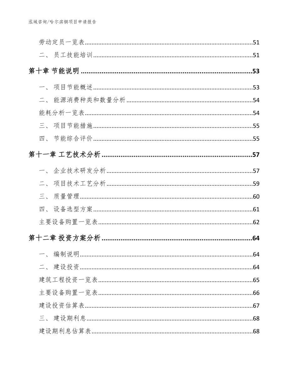 哈尔滨铜项目申请报告_模板范本_第5页