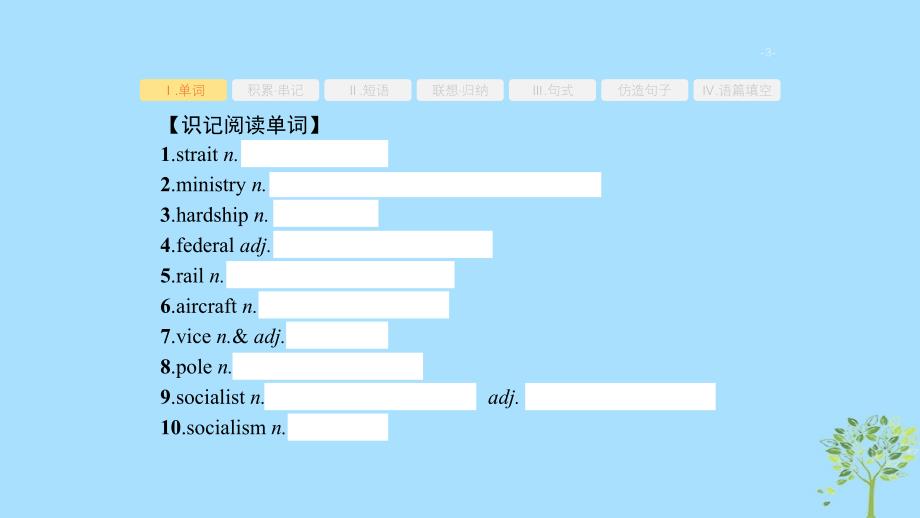 （浙江专用）2020版高考英语大一轮新优化复习 Unit 1 A land of diversity课件 新人教版选修8_第3页