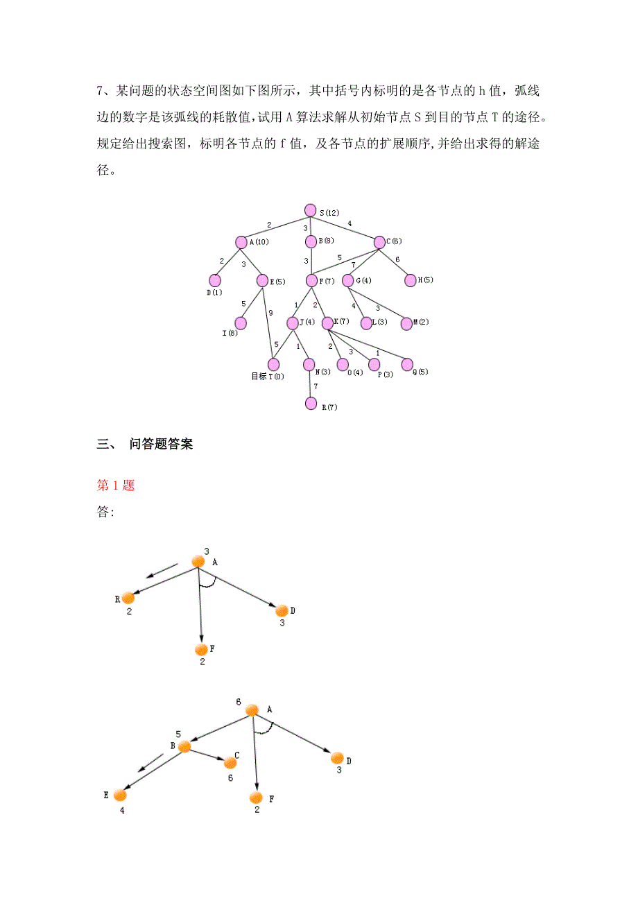 人工智能交大题目及答案_第3页