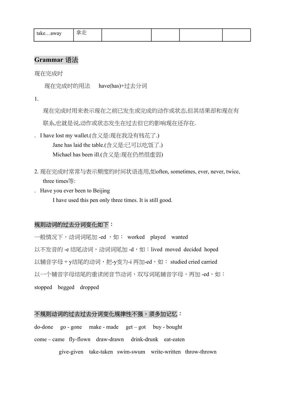 朗文5B各单元知识点汇总(DOC 6页)_第2页