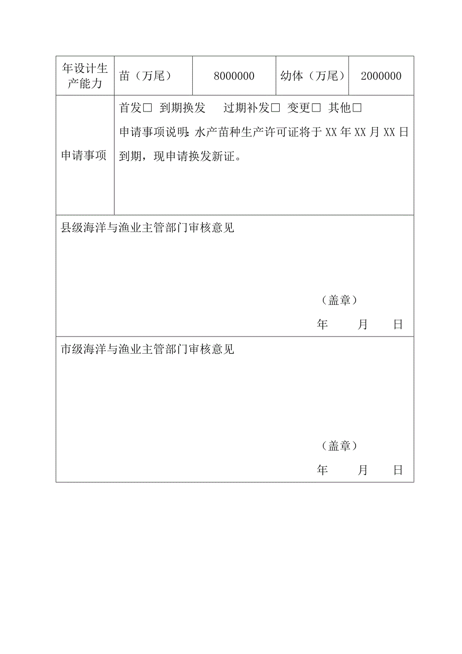 水产种苗生产许可证申请表_第2页