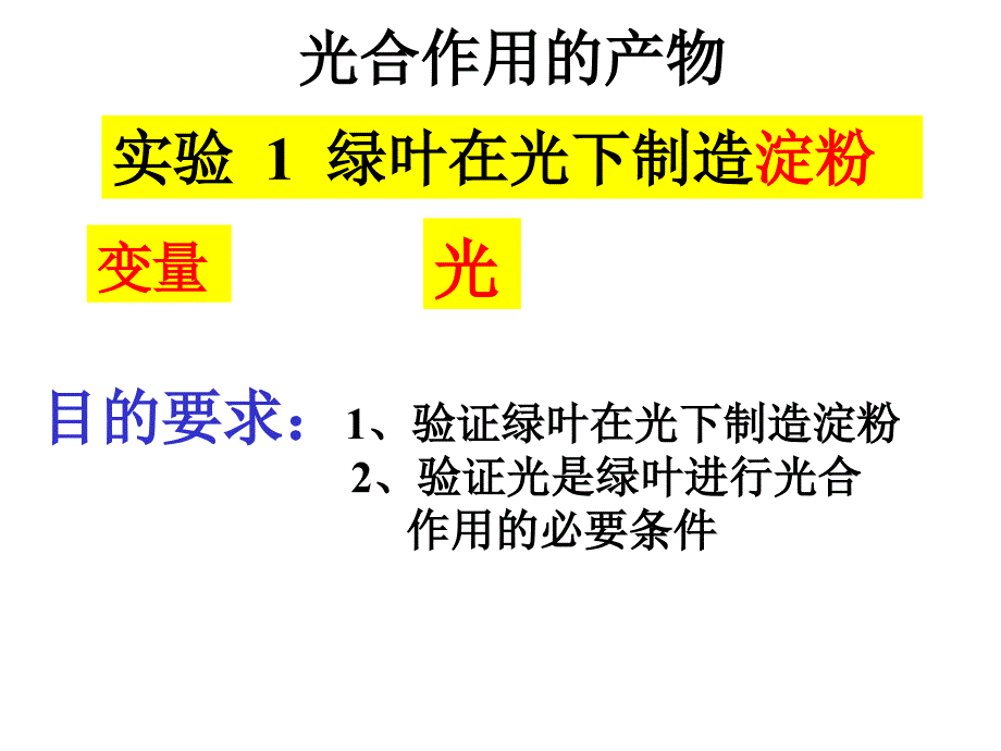 济南版绿色植物的光合作用课件_第2页