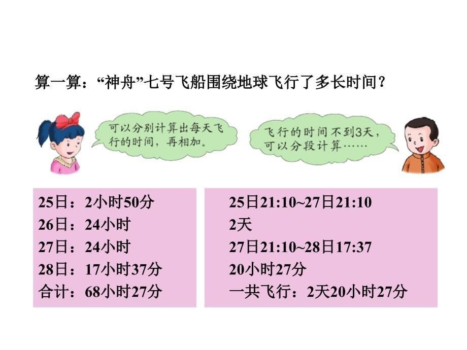 三年级下册数学课件1.3简单的时间计算二冀教版共17张PPT_第5页