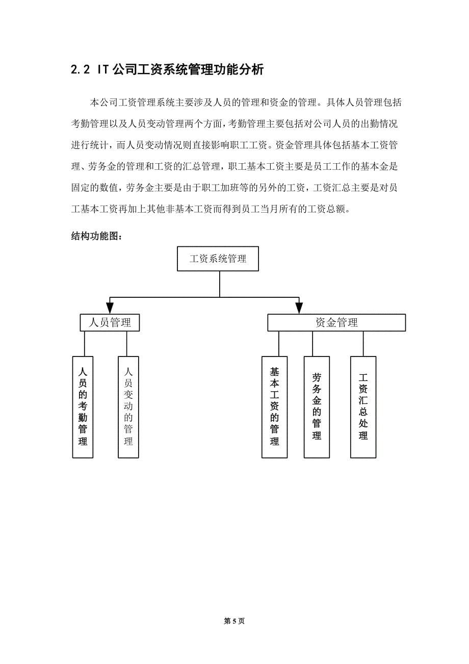 IT公司工资管理系统_第5页