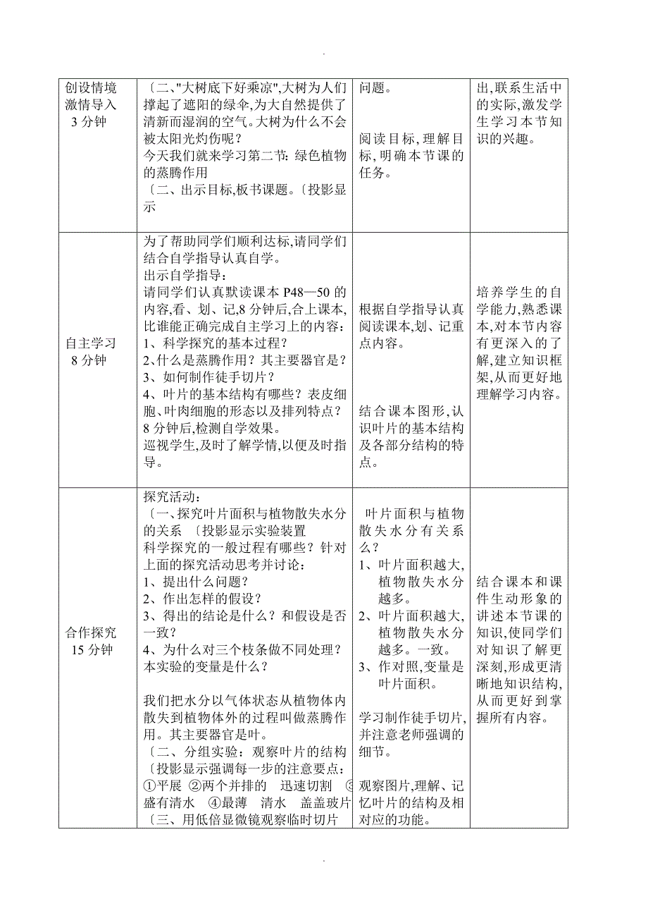 绿色植物的蒸腾作用教学案_第2页