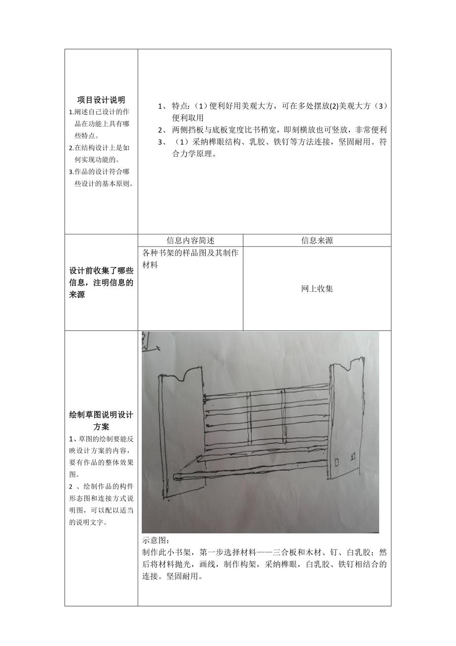 海淀区通用技术会考实践操作记录单_第3页