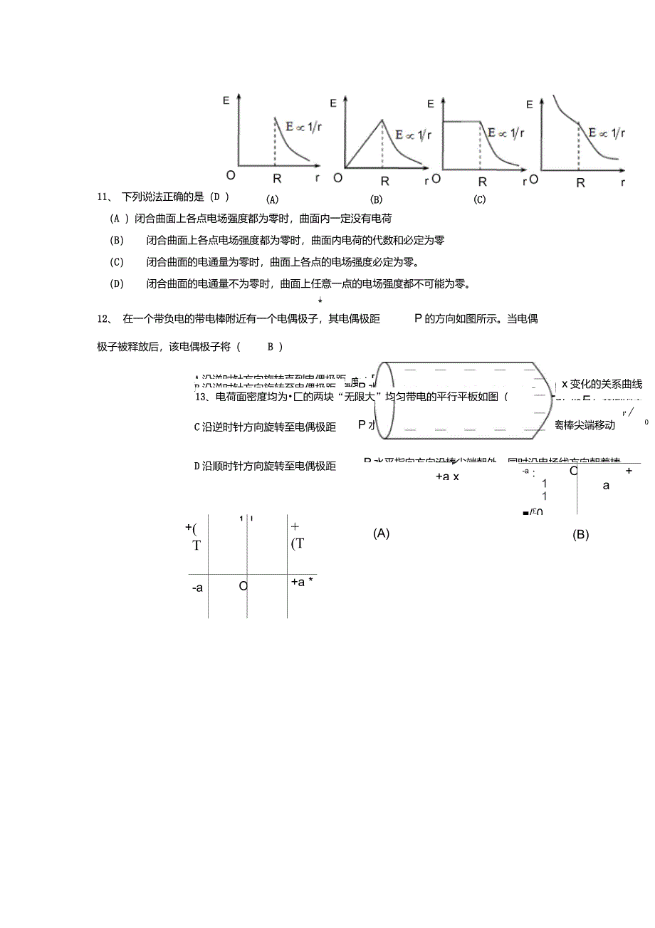 大学物理静电场试题库_第4页