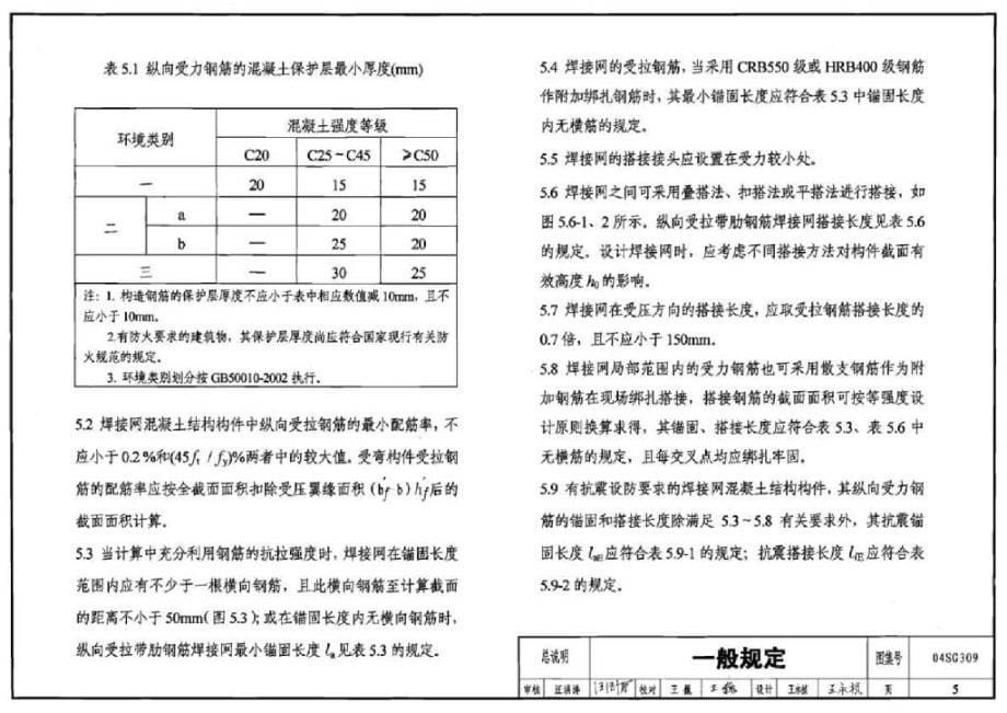 04SG309钢筋焊接网混凝土楼板与剪力墙构造详图_第5页