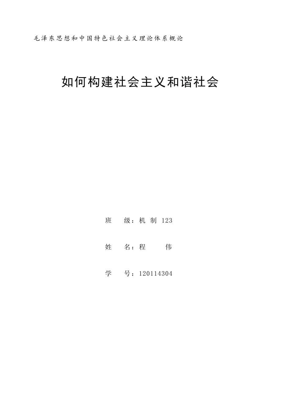 如何构建社会主义和谐社会_第5页