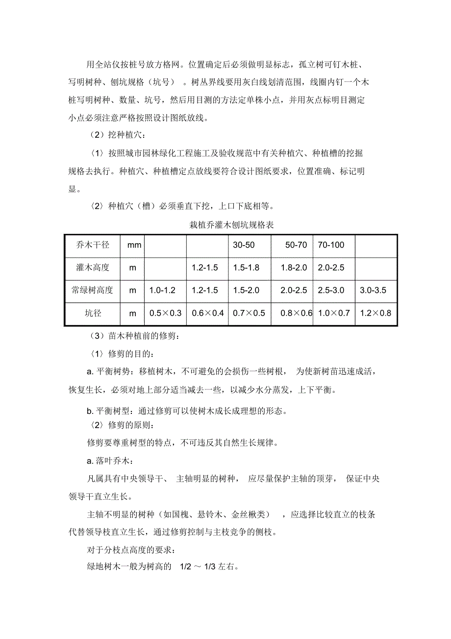 绿化栽植工程施工方案_第4页