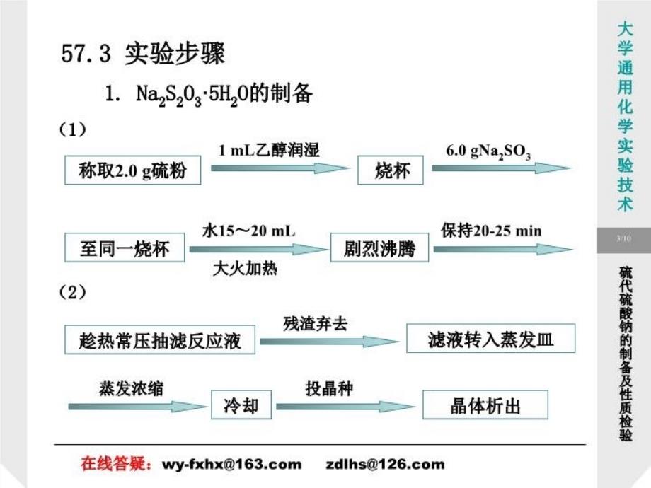 最新实验57硫代硫酸钠的制备及性质检验PPT课件_第3页