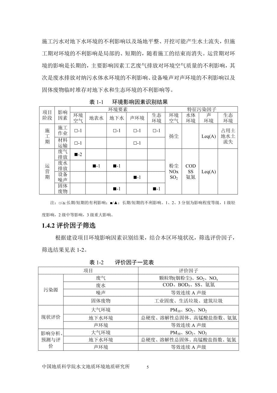 某公司年产2万吨岩棉制品生产线项目环境影响报告书_第5页