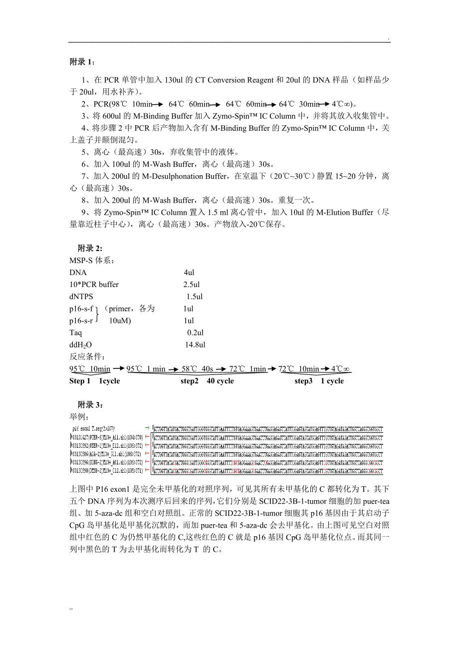 DNA甲基化实验操作原理及方法-Hxg_第3页