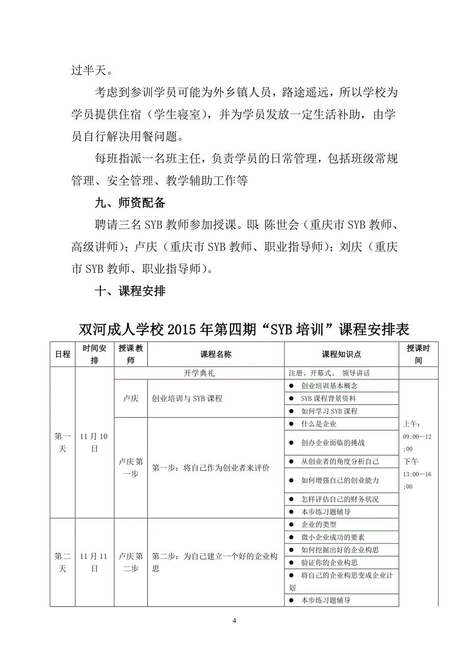 SYB创业培训实施方案.doc_第4页