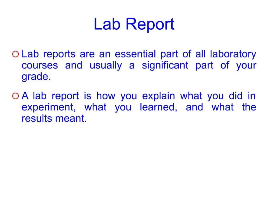 如何写实验报告HowtoWriteaLabReport_第5页