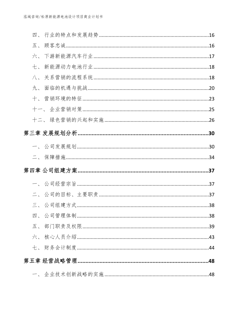 松原新能源电池设计项目商业计划书【模板参考】_第3页