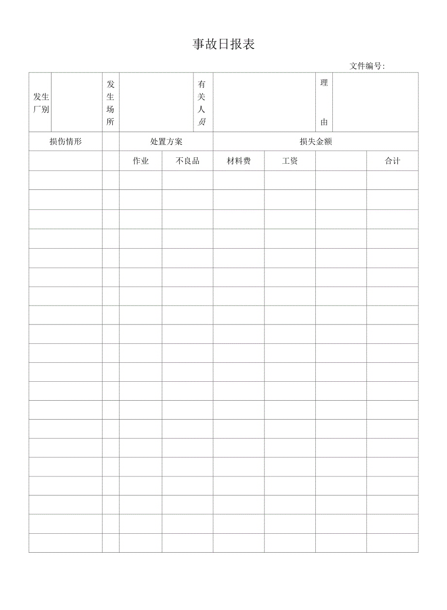 事故日报表.docx_第1页