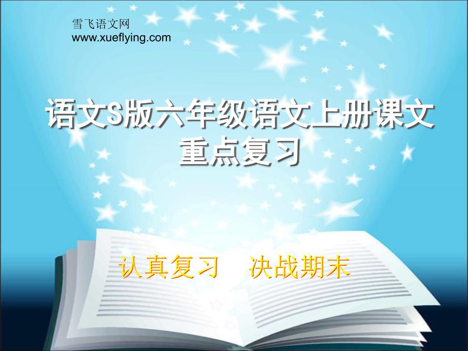 语文S版六年级语文上册课文重点复习_第1页