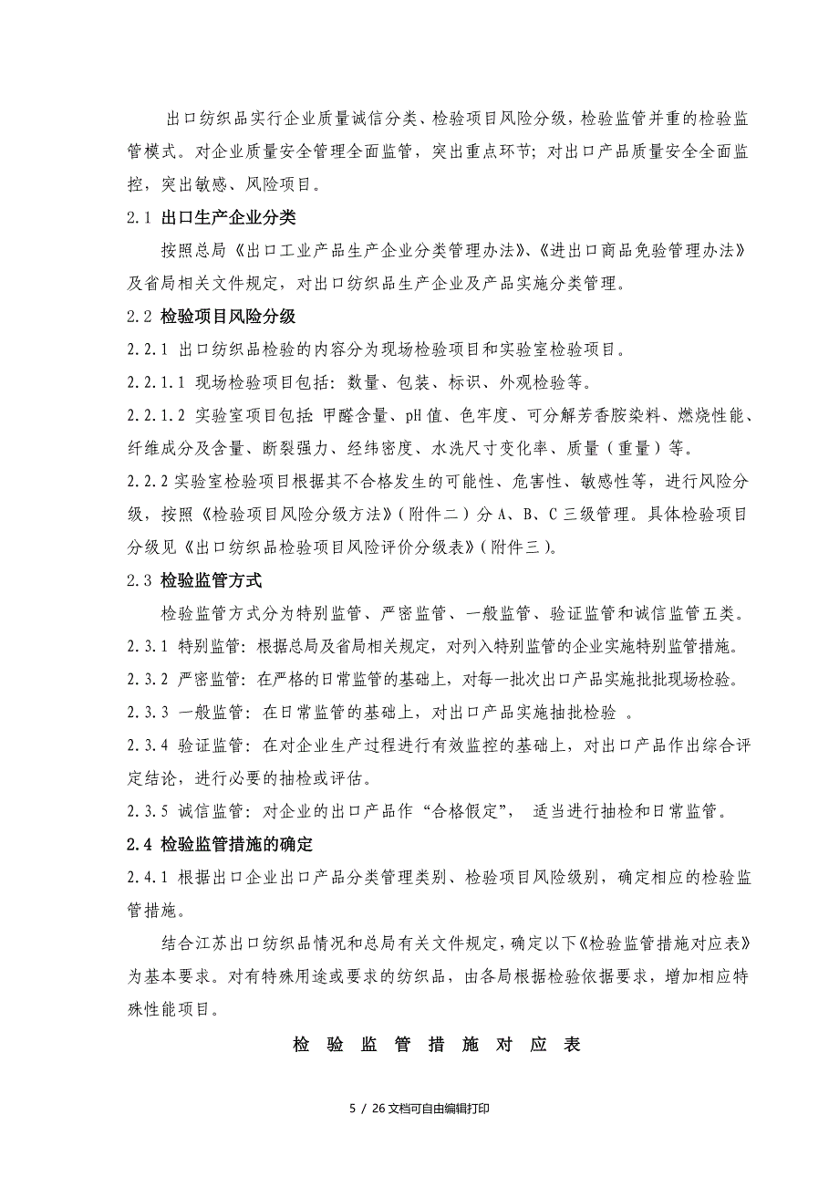 江苏出入境检验检疫监管工作规范_第5页