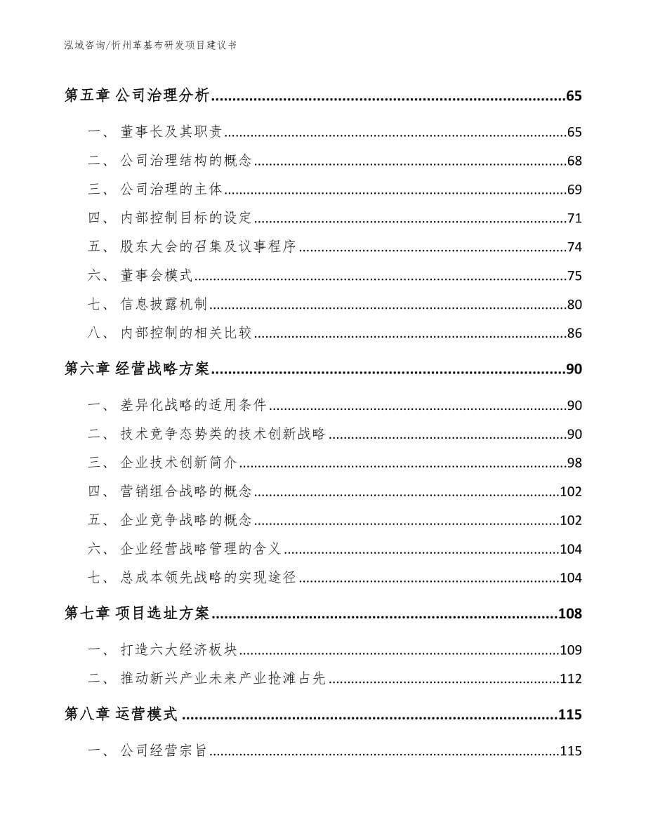 忻州革基布研发项目建议书_第5页