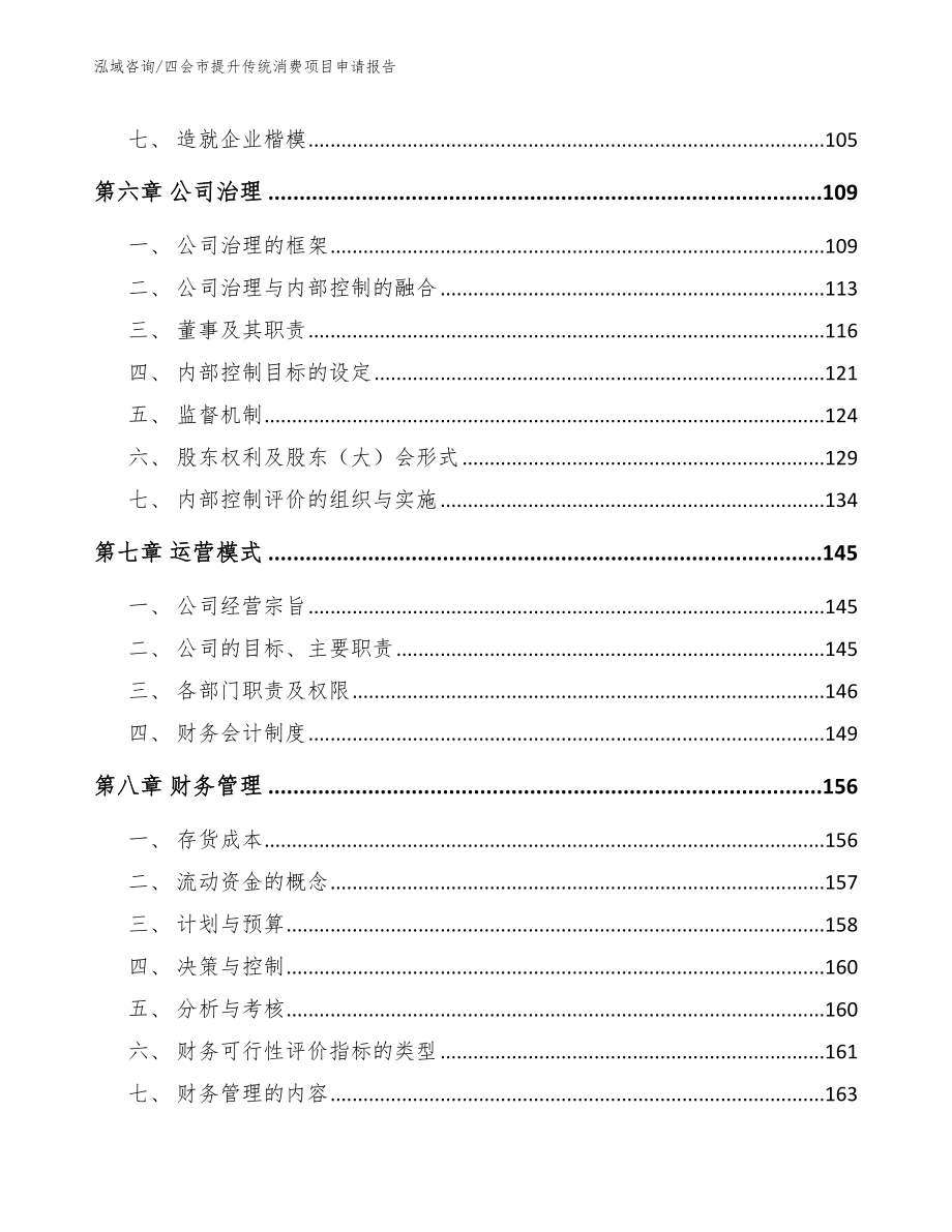 四会市提升传统消费项目申请报告_第4页