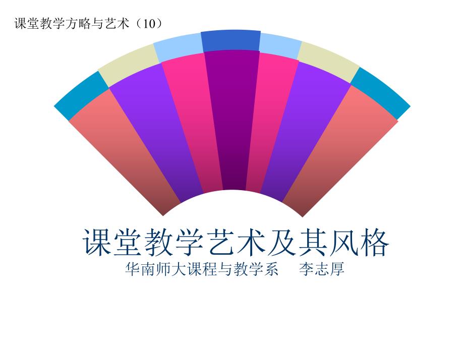 课堂教学方略与艺术11教学艺术_第1页