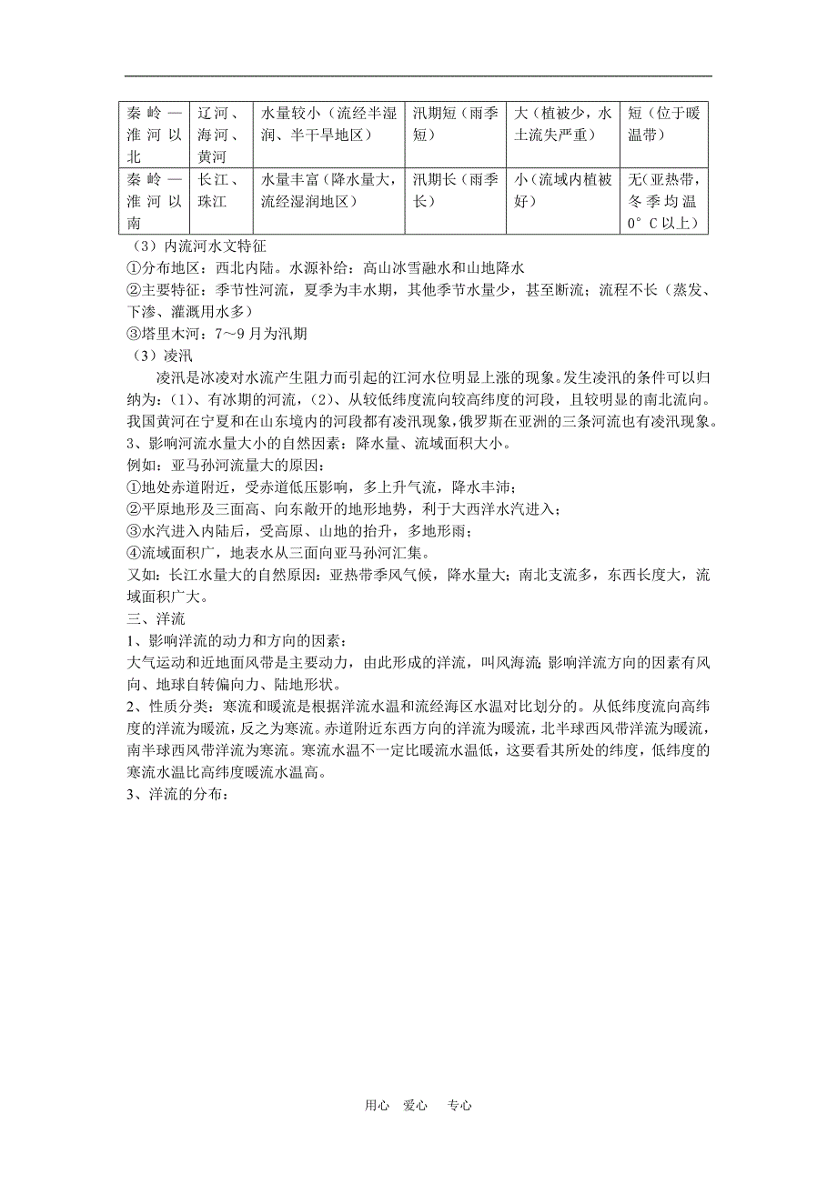 天津市高三地理高考二轮复习教案：水循环与洋流.doc_第2页