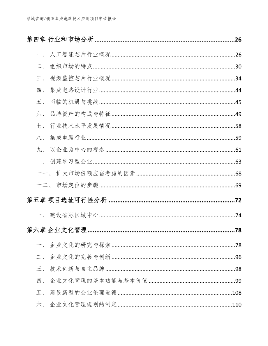 濮阳集成电路技术应用项目申请报告_第2页
