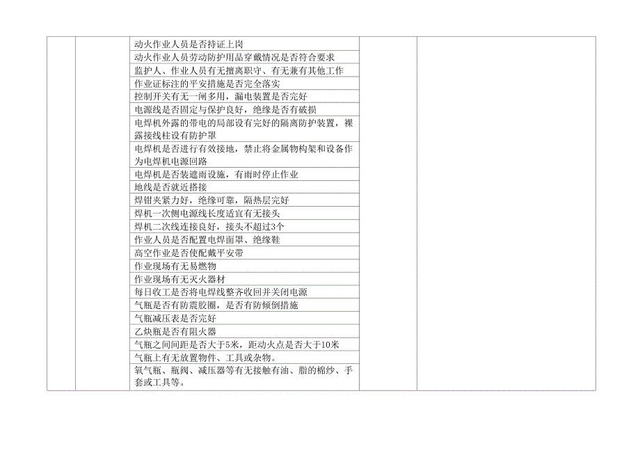 现场作业安全检查表_第3页