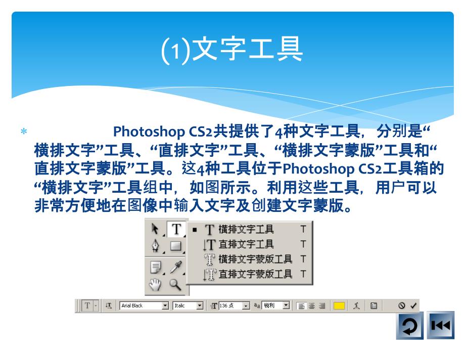 PhotoshopCS2基础教程8在图像中添加文字_第2页